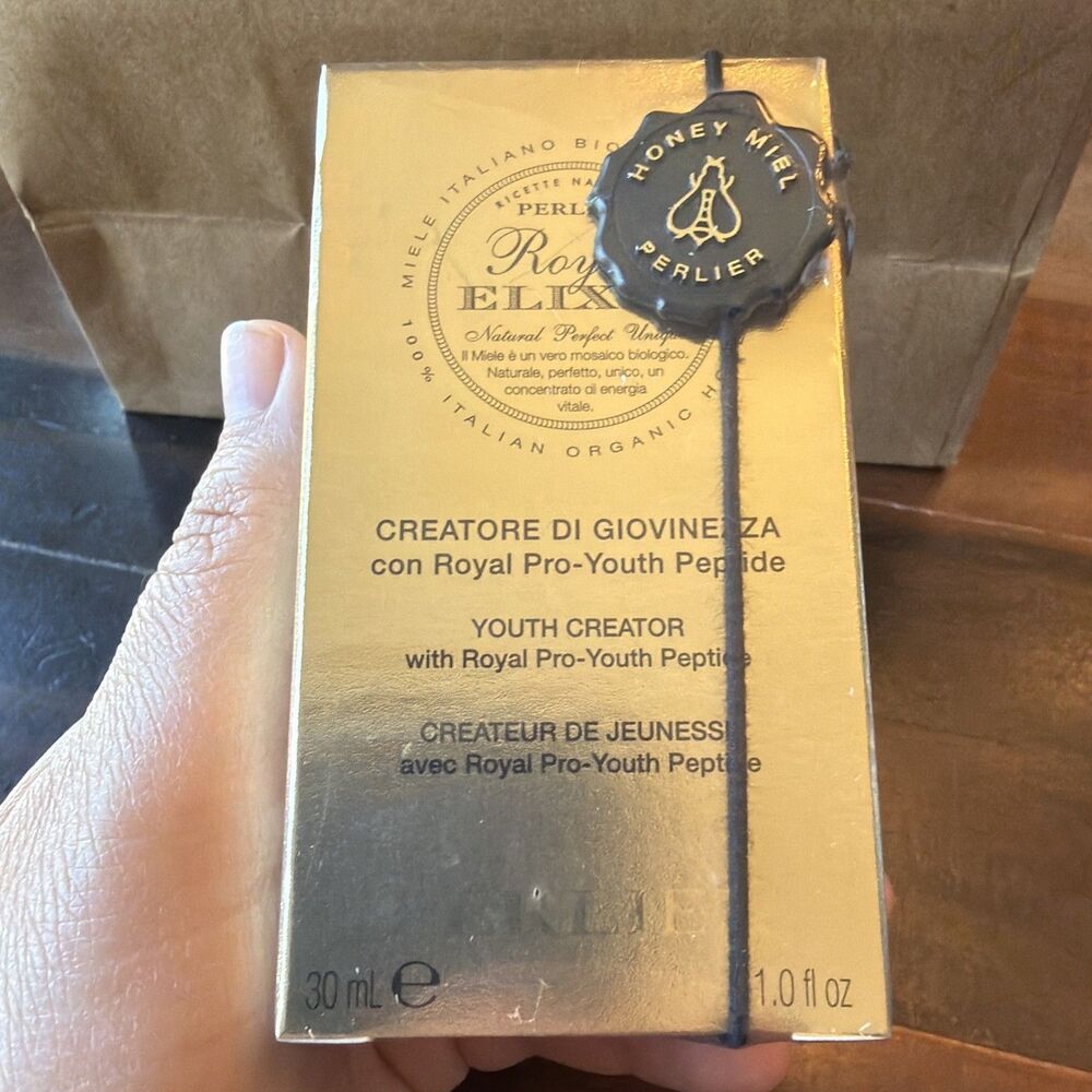 Perlier Royal Elixir Youth Creator Peptide 1.0 fl oz NEW SEALED Honey